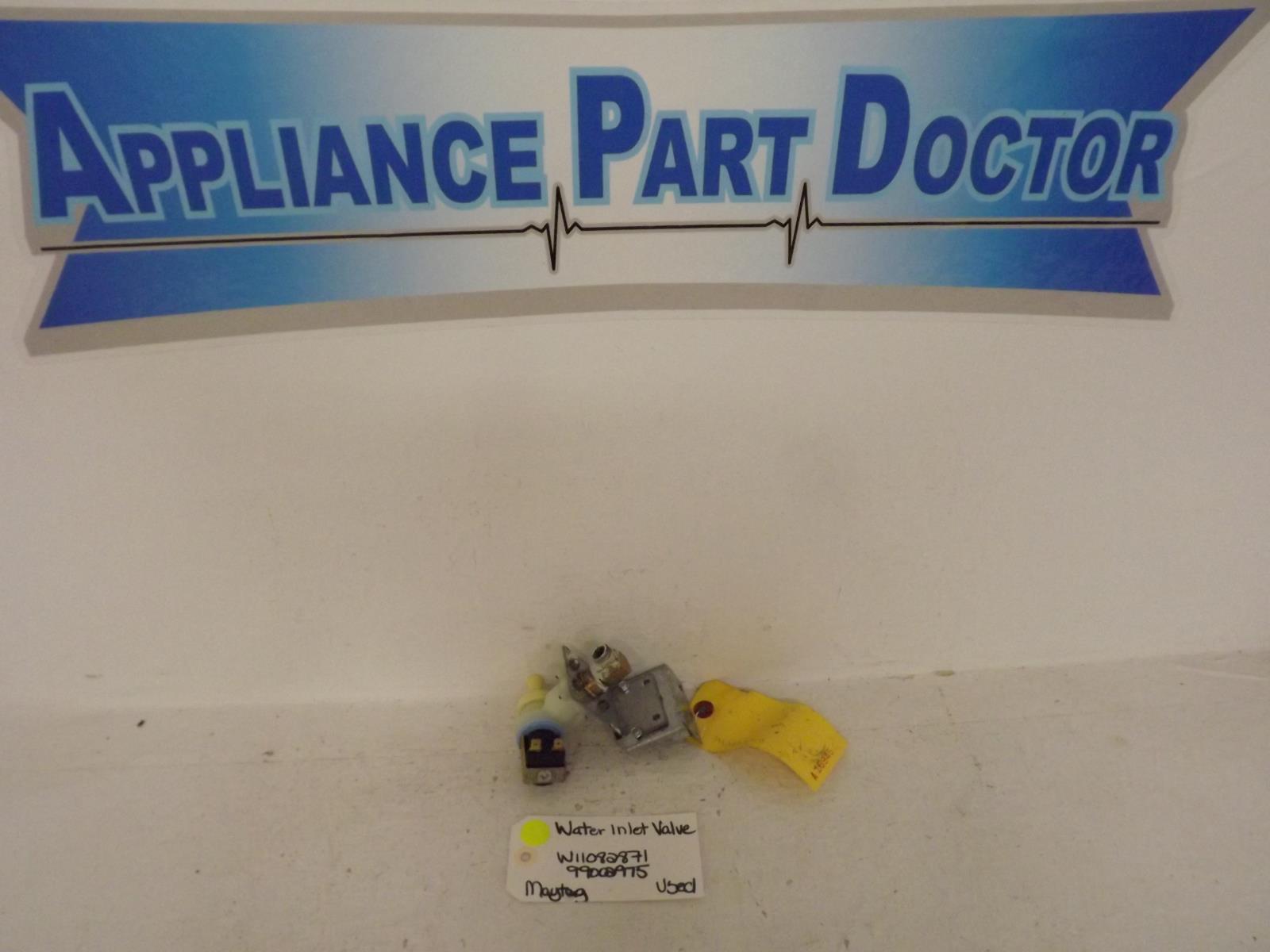 Maytag Dishwasher W11082871 99002975 Water Inlet Valve Used Maytag Dishwasher W11082871 99002975 Water Inlet Valve Used